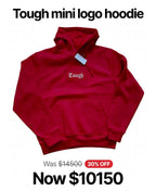 Tough pill word front logo hoodie