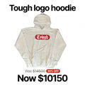 Tough pill word front logo hoodie