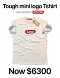 Tough pill word mini logo tshirt