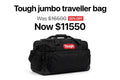 Tough jumbo traveller's bag