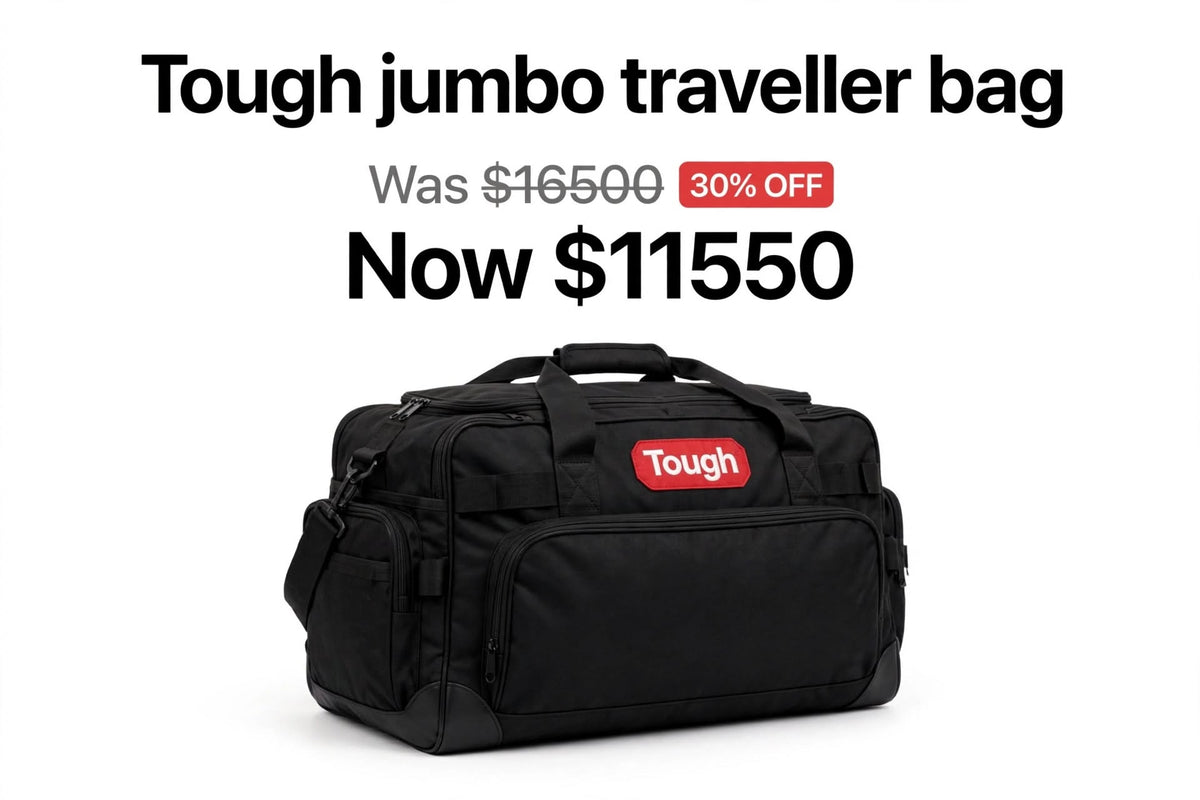 Tough jumbo traveller's bag