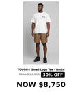 Brown word mini logo tshirt