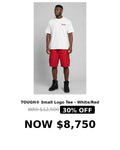 Tough word mini logo tshirt
