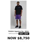 Purple word mini logo tshirt