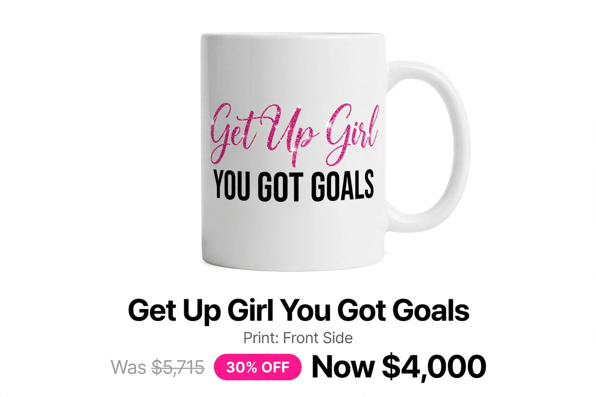 Girl get up mug collection