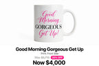 Girl get up mug collection