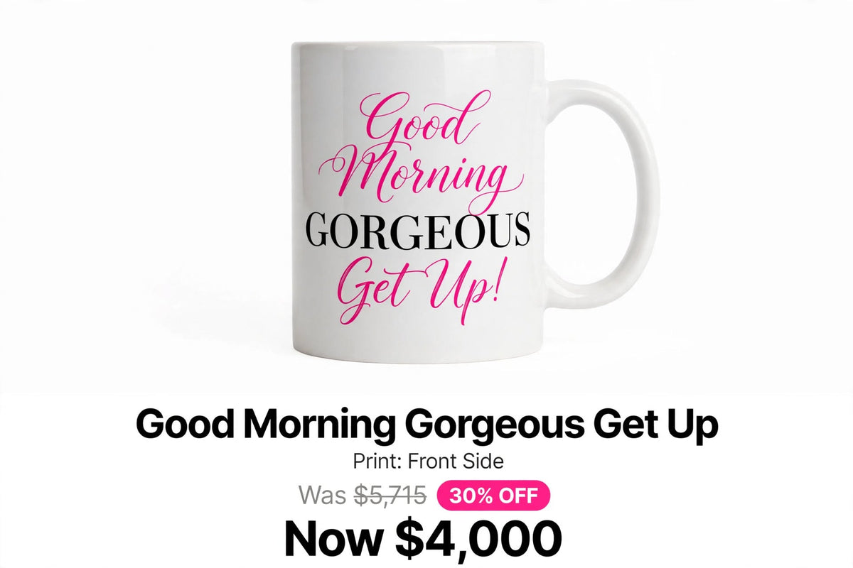 Girl get up mug collection