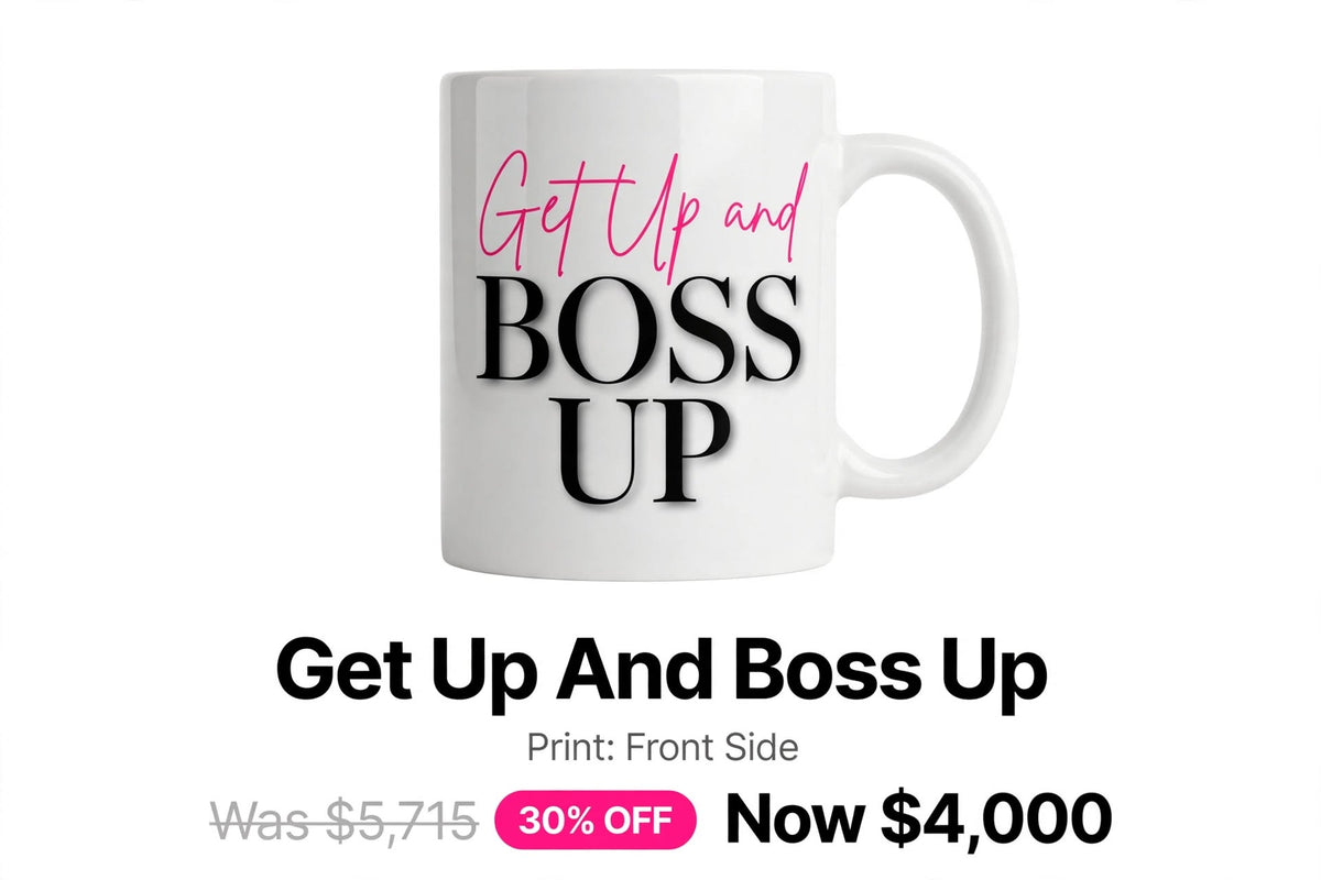 Girl get up mug collection