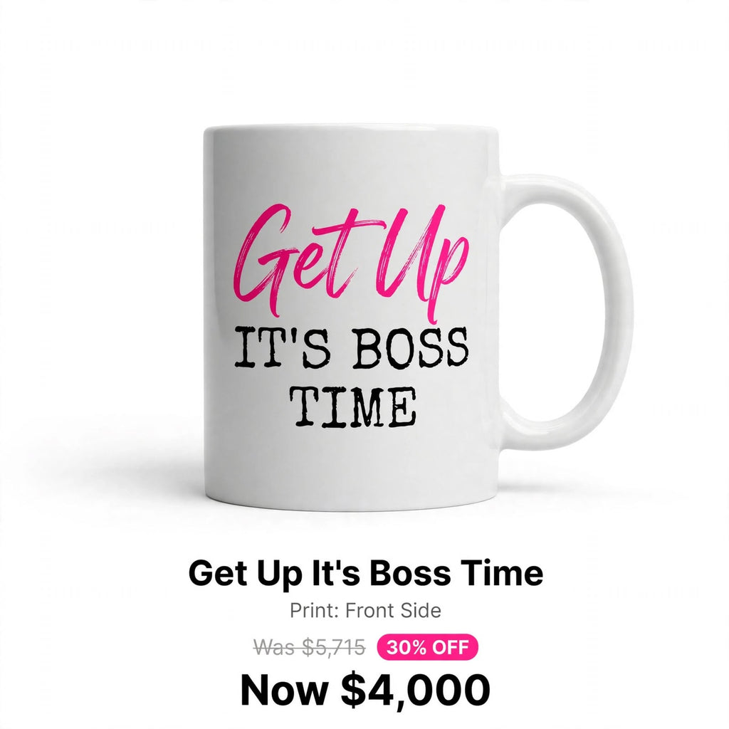 Girl get up mug collection