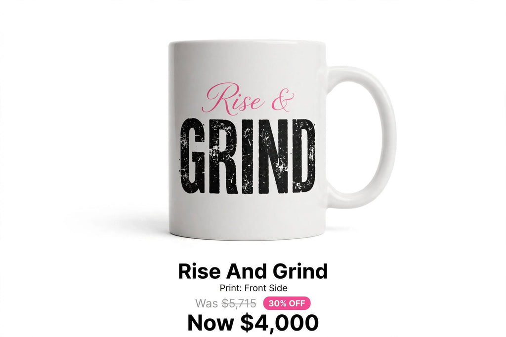 Girl get up mug collection