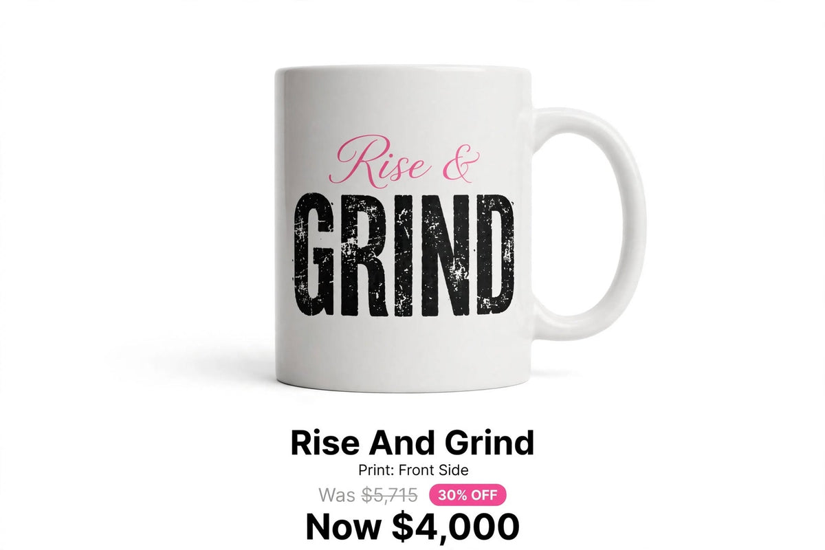 Girl get up mug collection