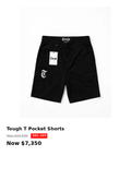 Tough mini rightside logo shorts