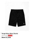 Tough mini logo shorts