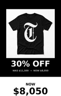 Tough T logo printed Tshirt