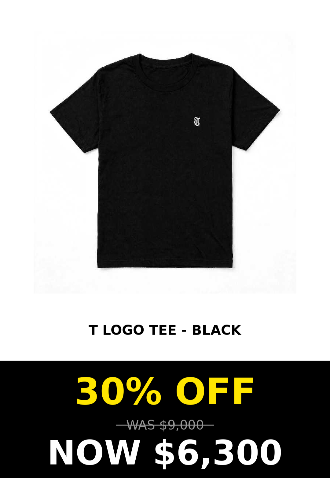 Tough mini T logo tshirt
