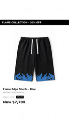 Tough flames design shorts