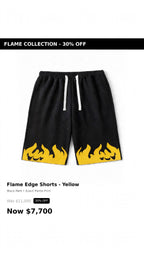 Tough flames design shorts