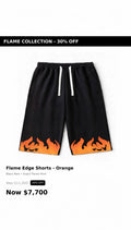 Tough flames design shorts