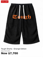 Tough front printed shorts