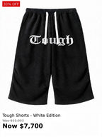 Tough front printed shorts