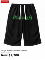 Tough front printed shorts