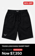Mens eagle logo short pants