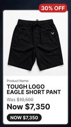 Mens eagle logo short pants