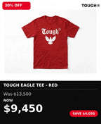 Tough white printed color  tshirts