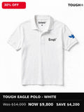 Tough eagle sleeve logo Polo Tshirts