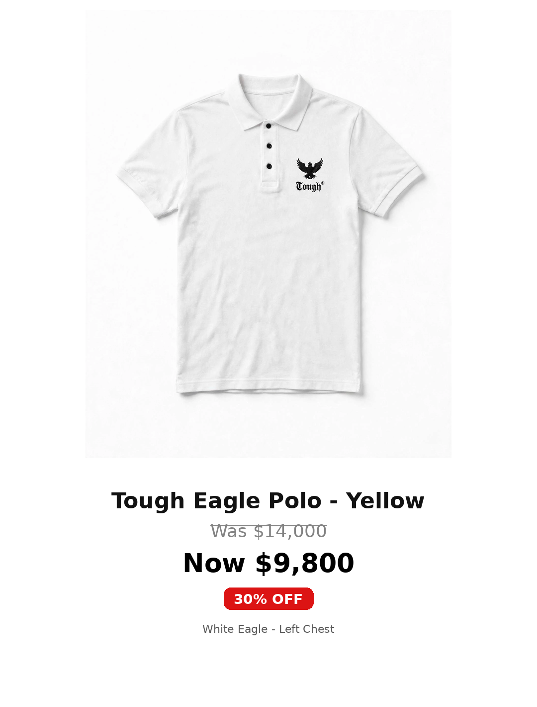 Tough eagle Polo Tshirts