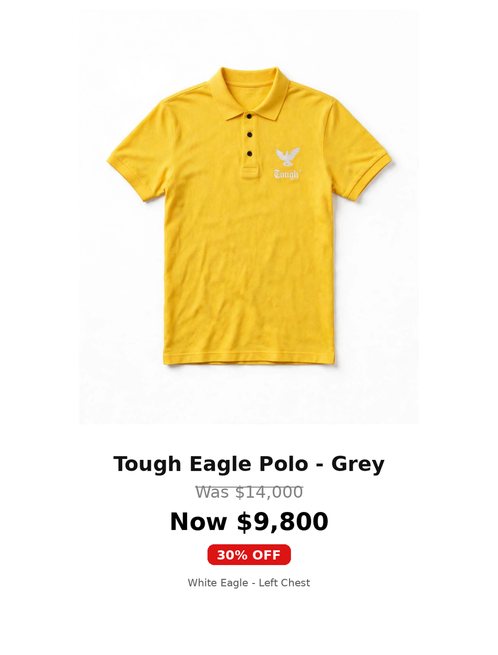 Tough eagle Polo Tshirts