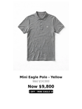 Tough mini eagle logo Polo Tshirts