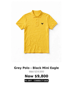 Tough mini eagle logo Polo Tshirts