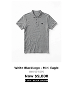 Tough mini eagle logo Polo Tshirts