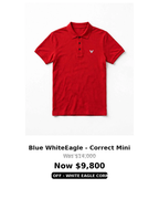Tough mini eagle logo Polo Tshirts
