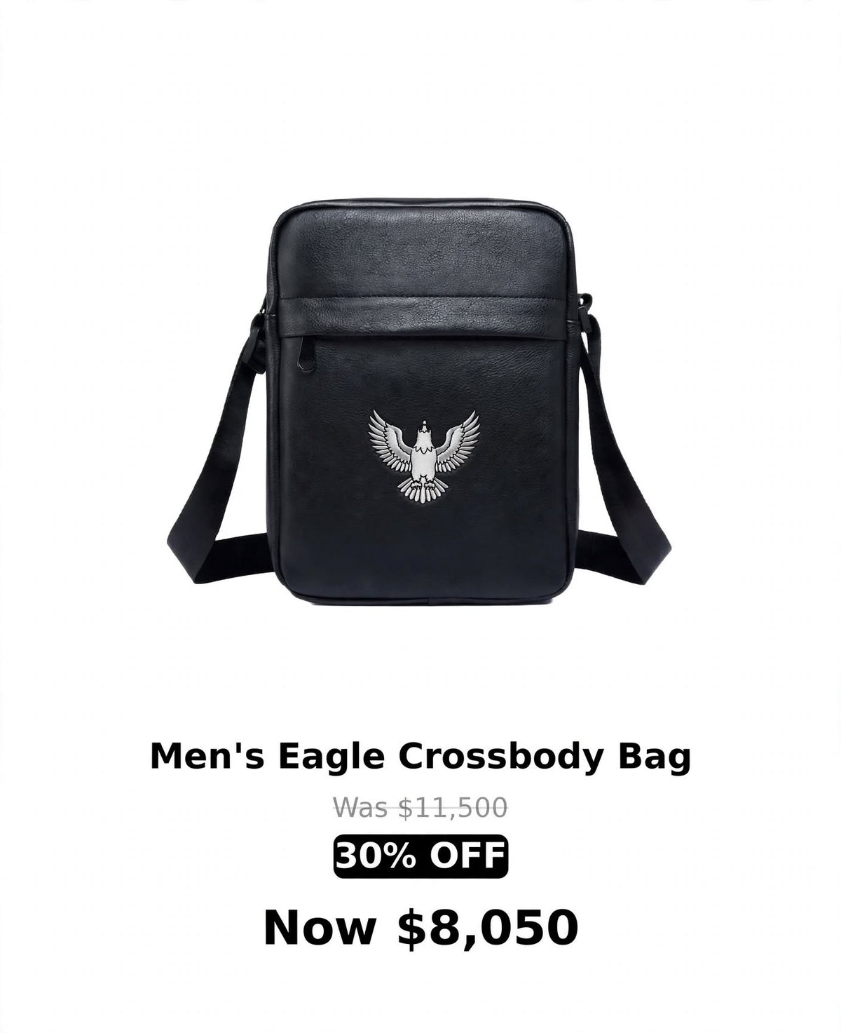 Tough log crossbody bag