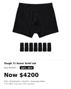 Mens boxer brief set