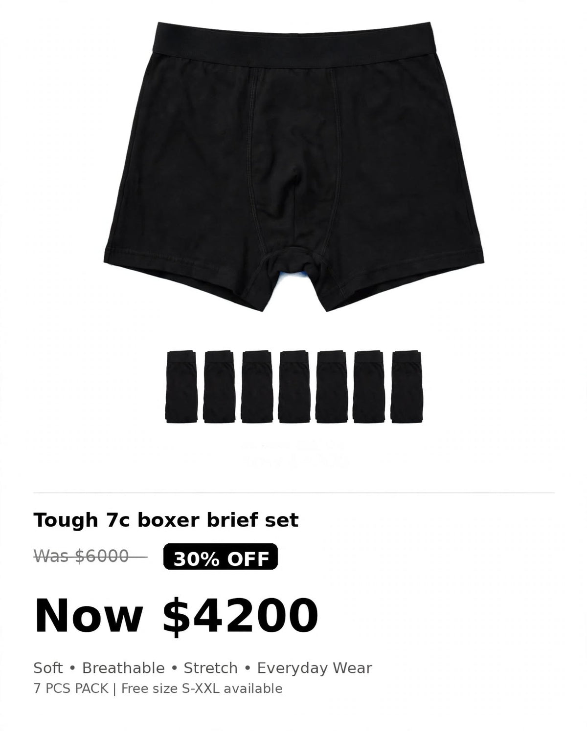 Mens boxer brief set