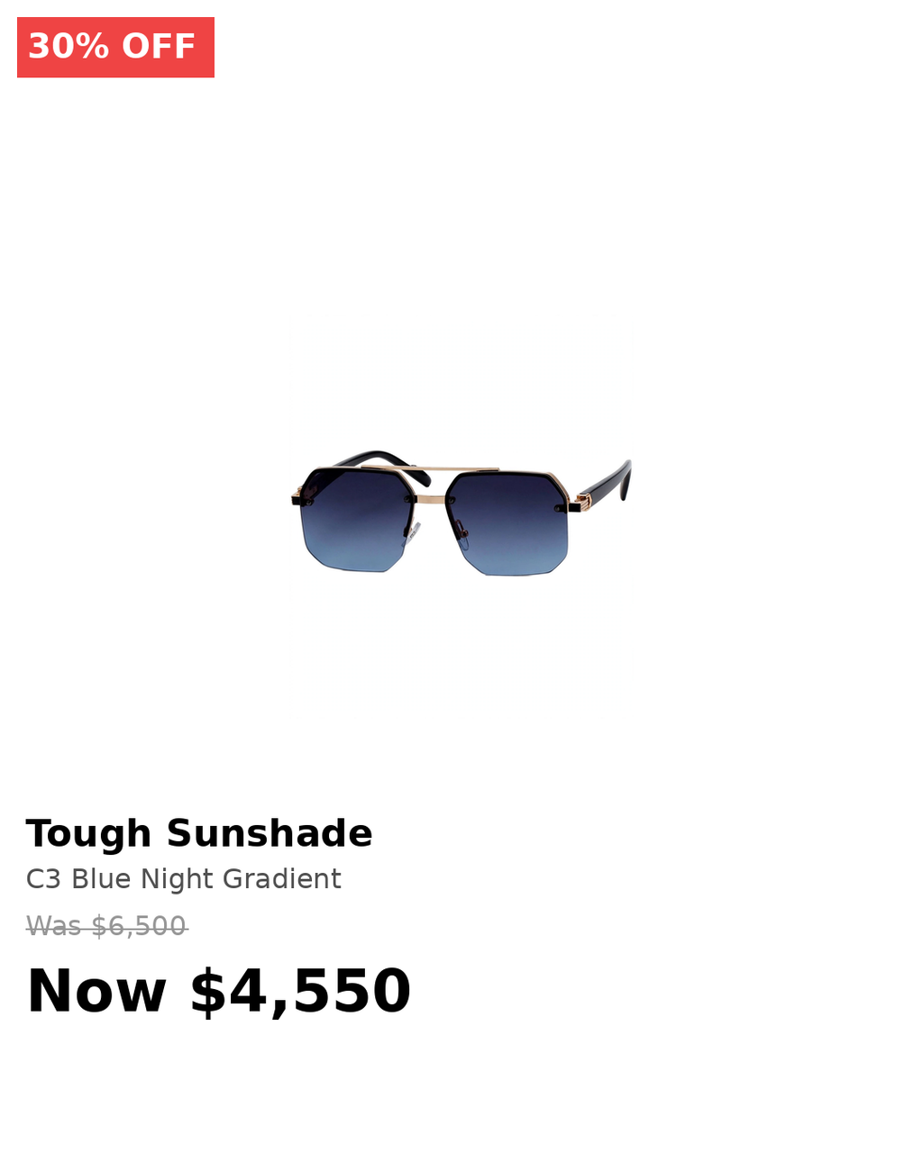 Tough Men's sunshade eyewear
