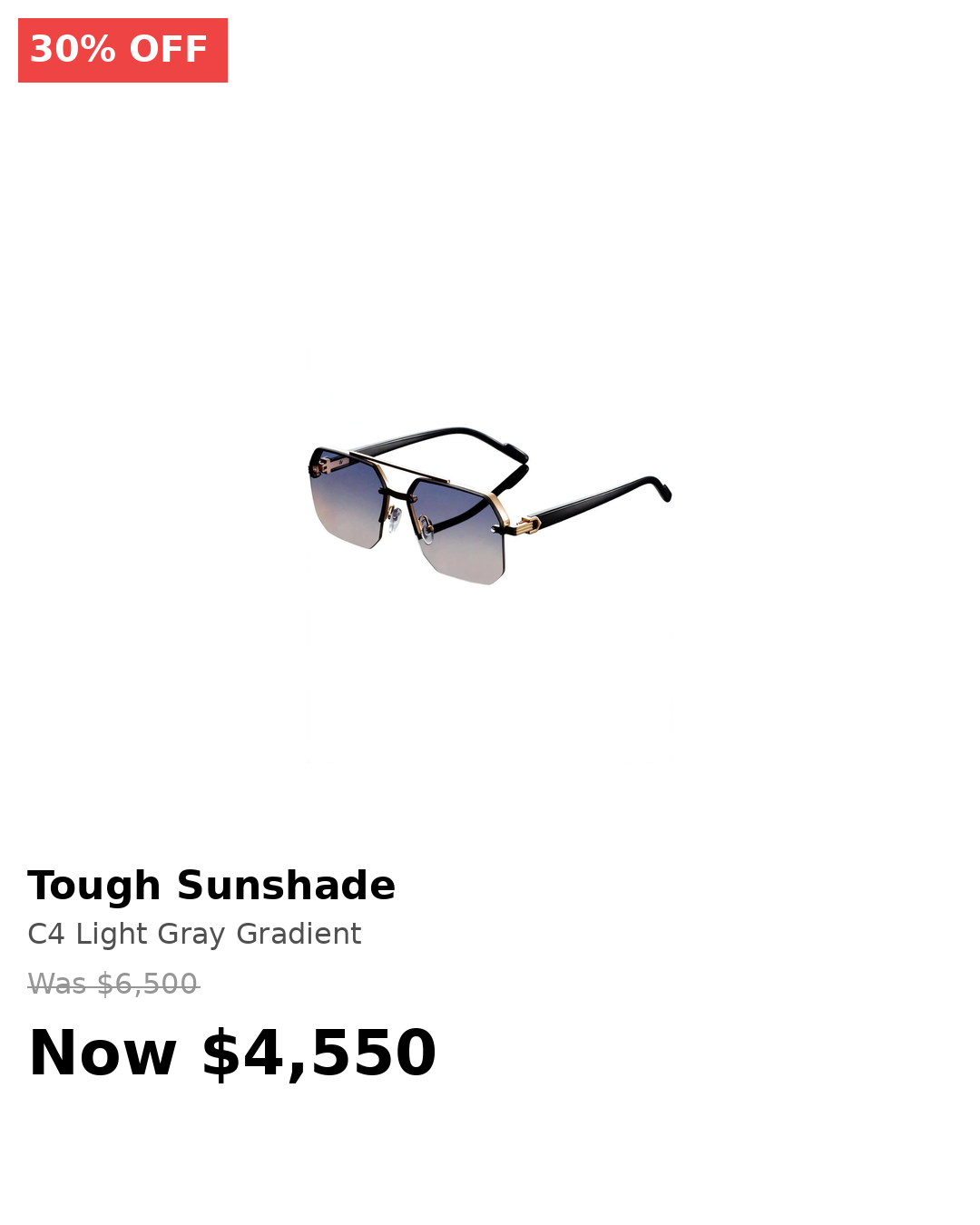 Tough Men's sunshade eyewear