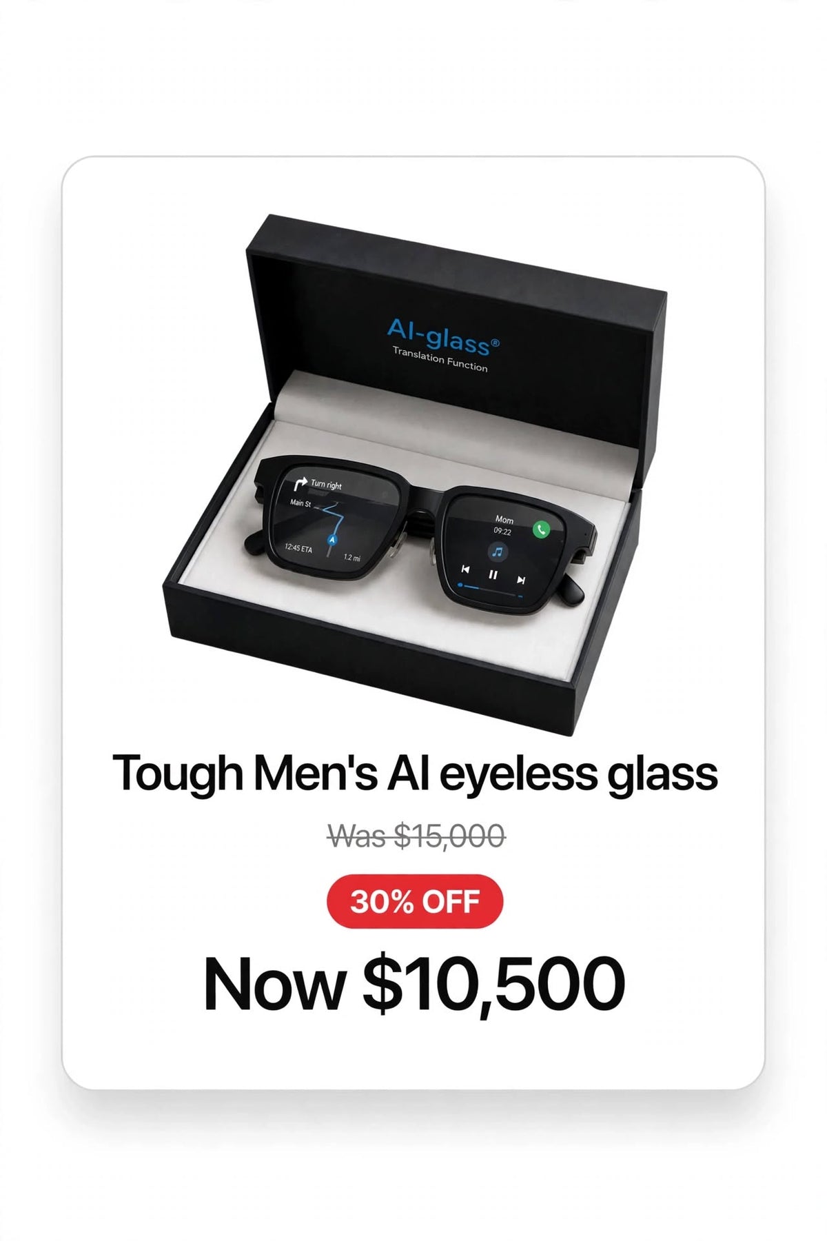 Tough Men's AI sunshade eyewear
