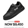 Mens Tough logo black sneaker
