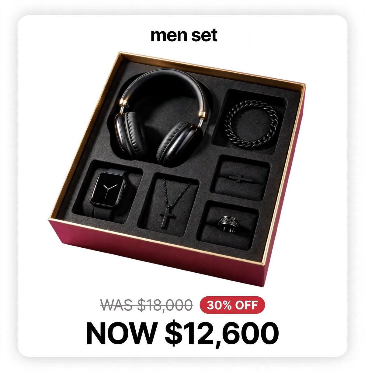 Tough Men's Accessories Set