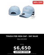 Tough Men's embroidery baseball style caps