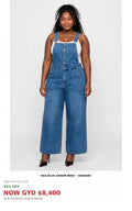 Denim blue jumpsuit