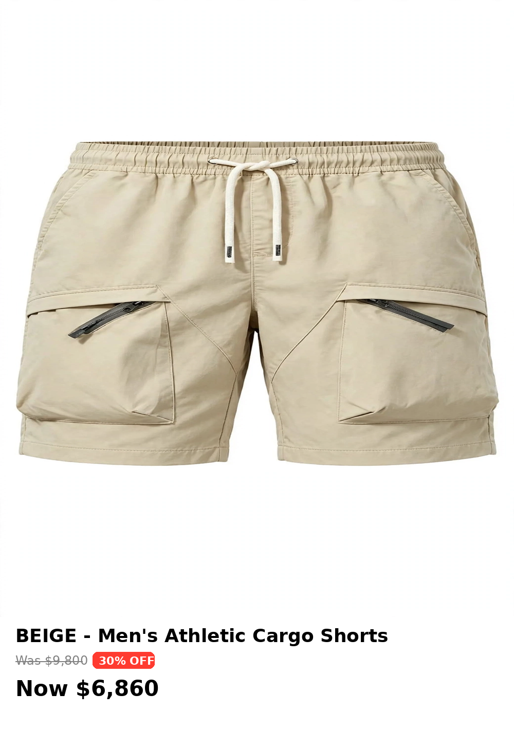 Mens stylish pocket front cargo short pants