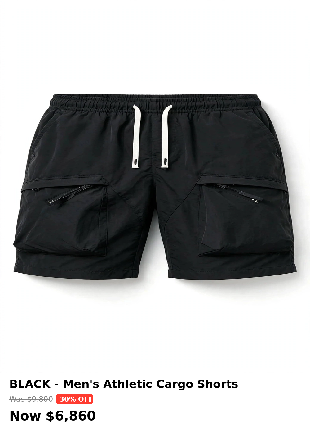 Mens stylish pocket front cargo short pants