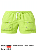 Mens stylish pocket front cargo short pants