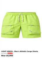 Mens stylish pocket front cargo short pants