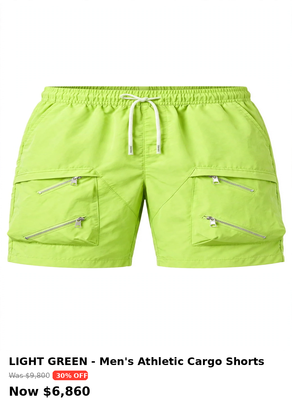 Mens stylish pocket front cargo short pants